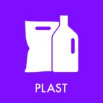 Piktogram for plast